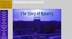 Desktop Screenshot of philadelphiastatehospital.com